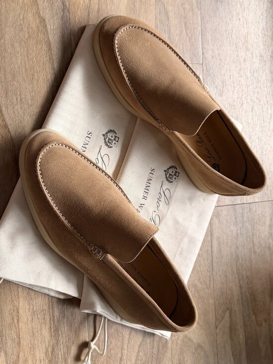 Loro Piana Summer Walks, Tan, Size 40.5 (US 8-8.5)